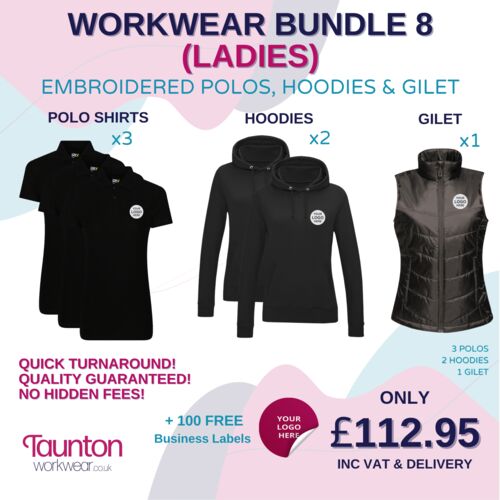 Women's Embroidered Workwear Bundle 8 Thumbnail
